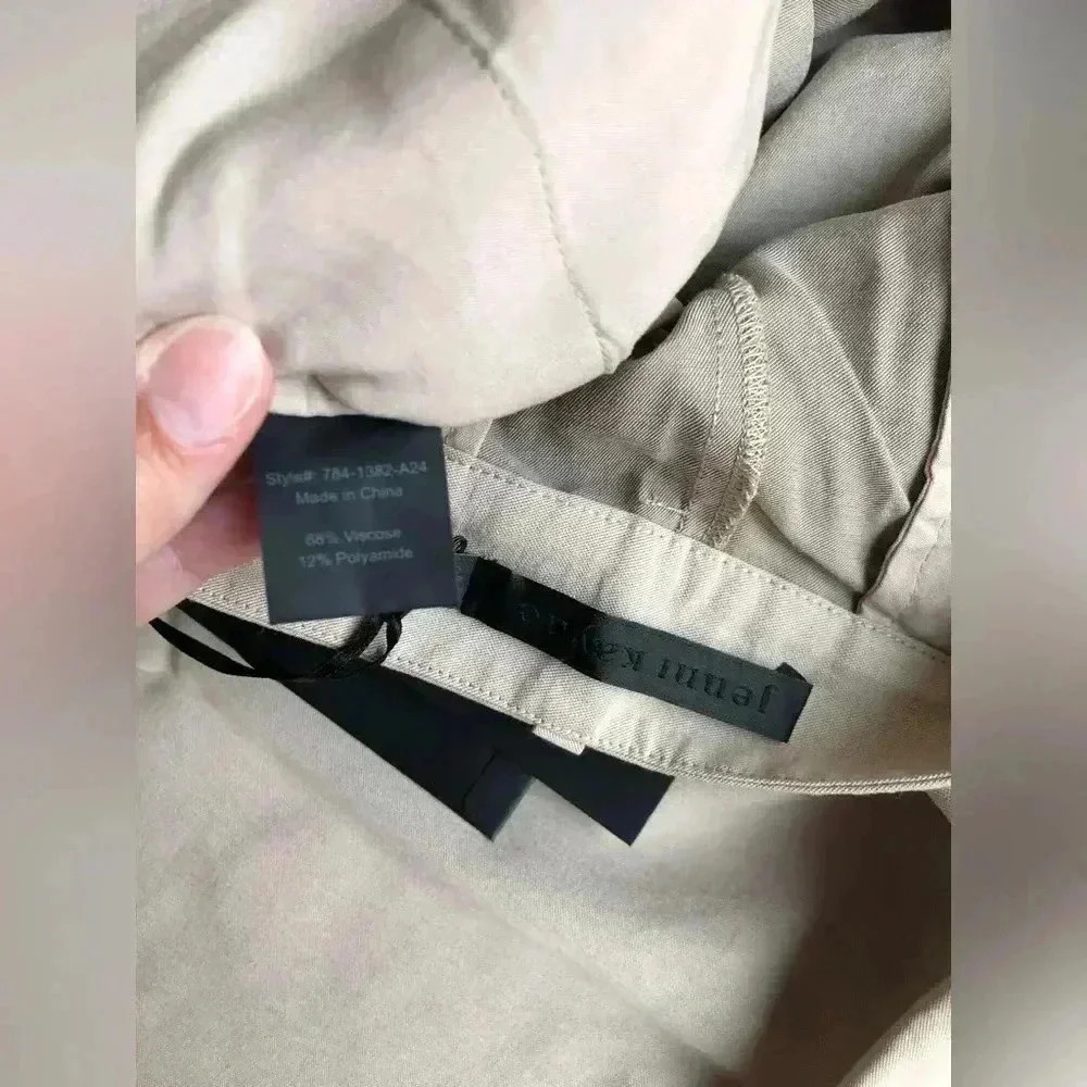 Jenni Kayne Women's 12 Jones Trousers in Tan - BRAND NEW W/TAGS! - Picture 11 of 14